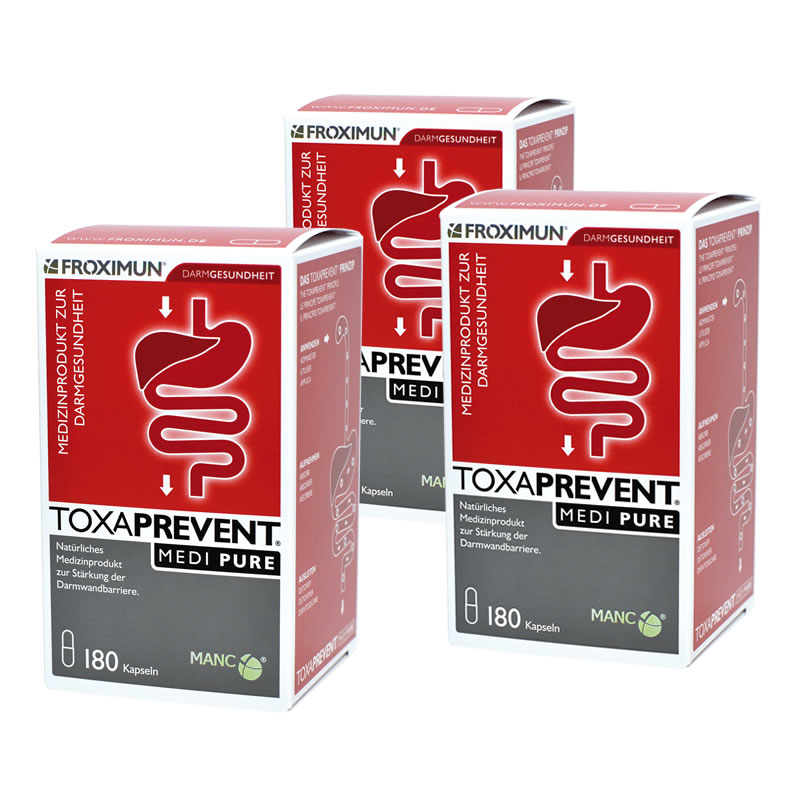 3-monatige Darmkur TOXAPREVENT® MEDI PURE 3-monatige Darmkur TOXAPREVENT® MEDI PURE