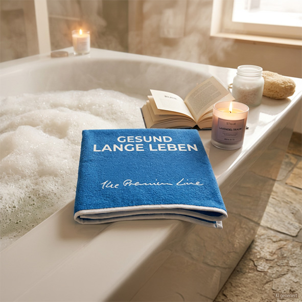 FROXIMUN® Badetuch "Lange Gesund Leben"