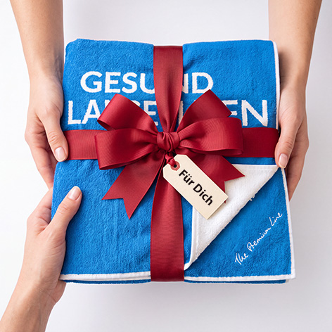 FROXIMUN® Badetuch "Lange Gesund Leben"