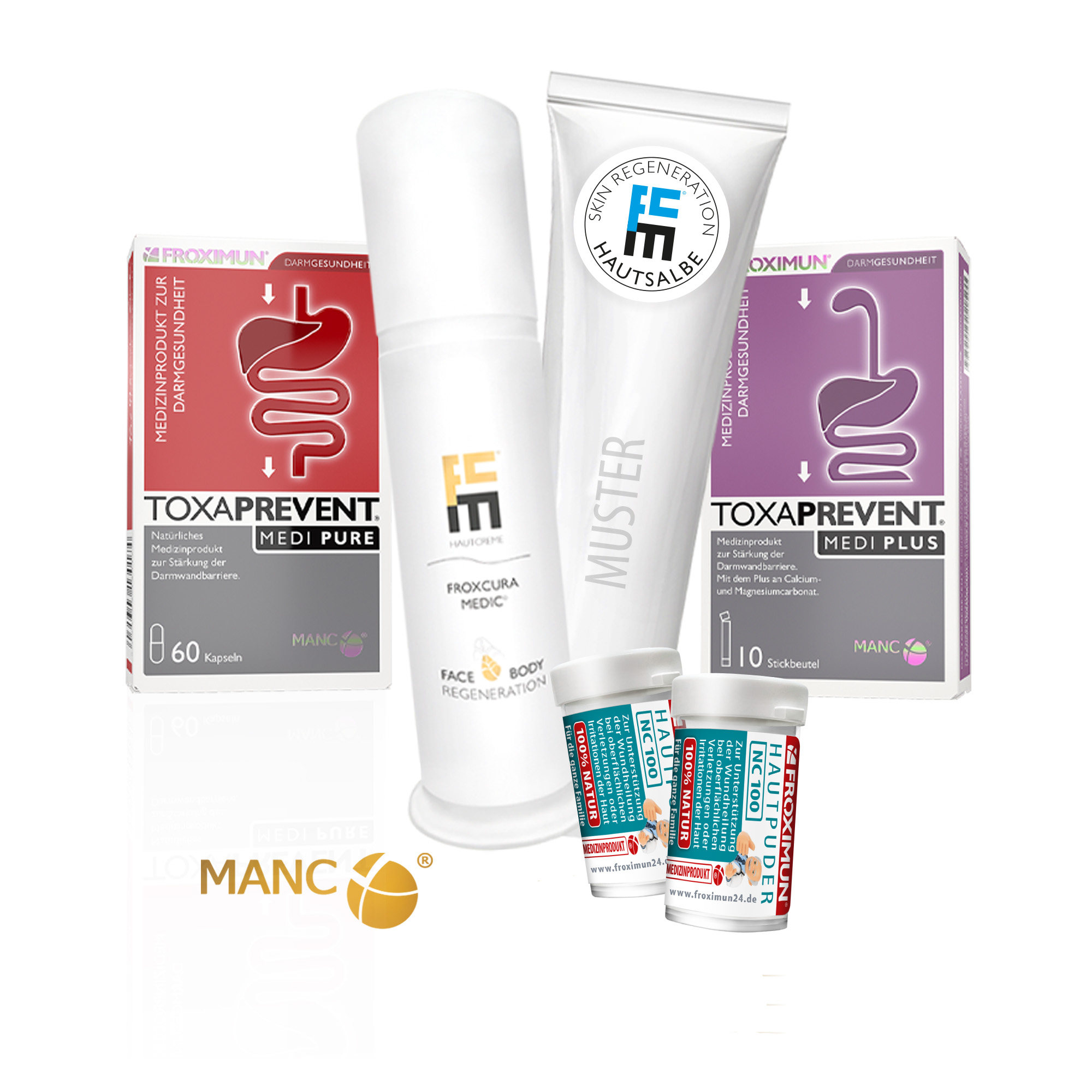 FROXIMUN® Sommer-Pflegeset – Haut, Darm & Regeneration