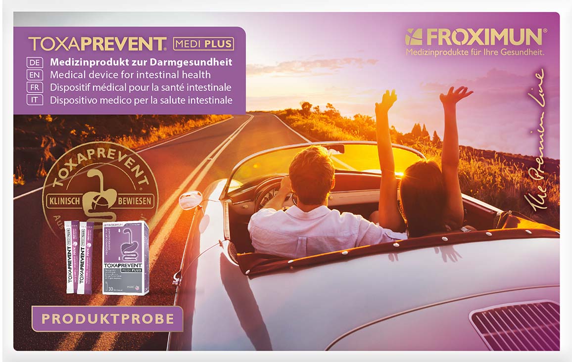 TOXAPREVENT® MEDI PLUS Probierpackung mit 2 Sticks